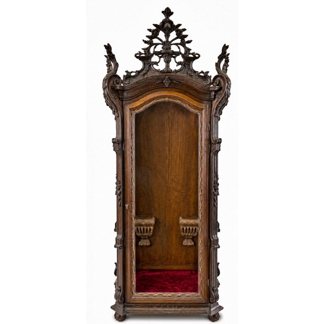 Antique Portuguese Oratory, 1800s For Sale - Image 5 of 6