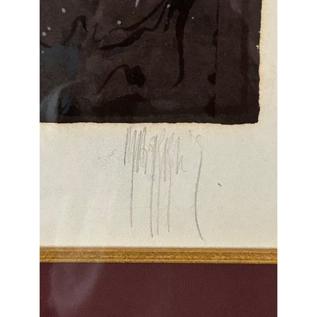 Impressionist Mark King "Tiger" Signed and Numbered Serigraph 260/325 For Sale - Image 3 of 7