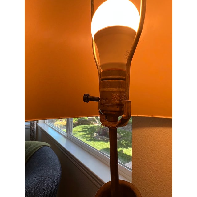 1990s Laura Lee Wrought Iron 3 Leg Table Lamp - Missing Candle at Socket Base For Sale In San Francisco - Image 6 of 10