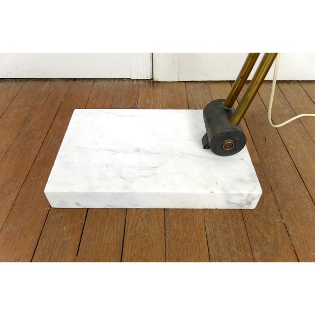Adjustable Arc Floor Lamp in Marble, Brass and Acrylic Glass, Italy, 1970s For Sale - Image 11 of 18