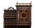 1800's Antique, Breton Display, Spindle, Carved, Foliate Cupboard For Sale - Image 4 of 4