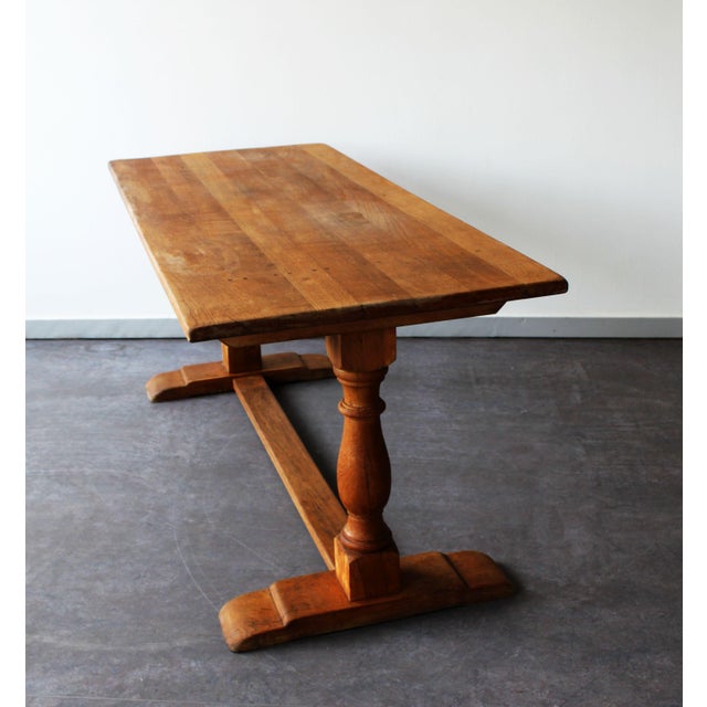 Rustic Style Monastery Table For Sale - Image 4 of 7