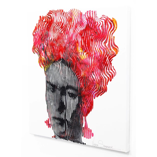 "Frida Kahlo a Strong Sweetness and Unique Talent" Original Artwork by Virginie Schroeder For Sale In Los Angeles - Image 6 of 10