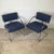 Mid-Century Modern Brno Style Flat Bar Chrome Cantilever Armchairs, Pair For Sale - Image 3 of 12