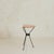 1960s French Breccia Marble Demilune Console Table with Iron Base, 1960s - 2 Available For Sale - Image 5 of 11