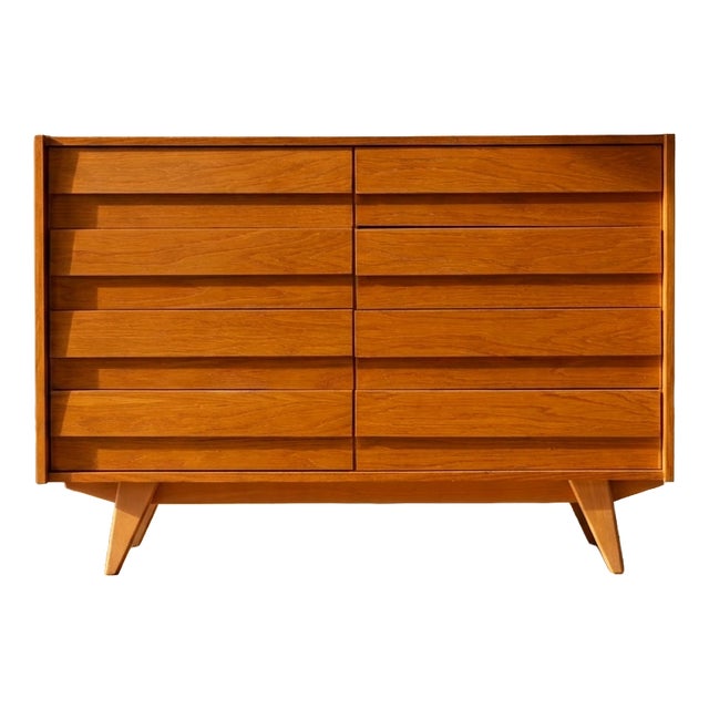 Vintage Czech U-453 Chest of Drawers by Jiří Jiroutek, 1960s For Sale