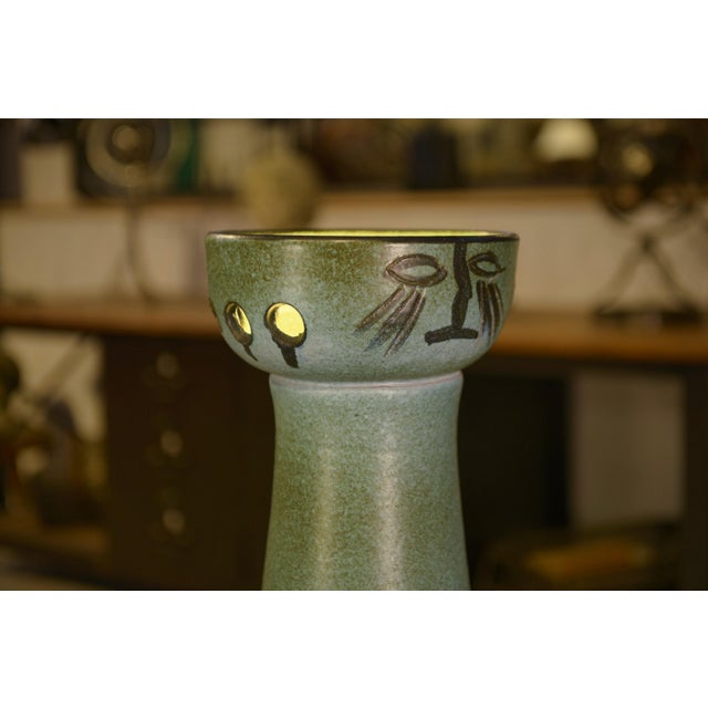 Ceramic Table Lamp by Guillerme et Chambron, 1980s For Sale - Image 6 of 8