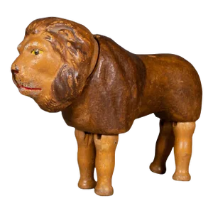 Antique Schoenhut "Humpty Dumpty Collection" Dark Lion Circus Toy C.1903-1935
