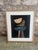 Artwork by Kimberly Moore, signed, in a custom light oak frame with UV glass. This abstract collage is neutral overall but...
