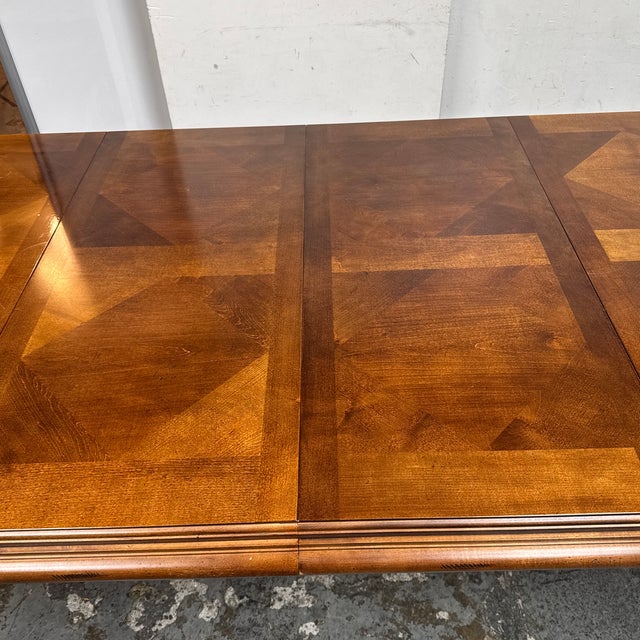 Stanley Furniture Trestle Extension Dining Table For Sale - Image 12 of 12