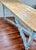 Farmhouse Antique Belgian Painted Farmhouse Trestle Table For Sale - Image 3 of 6