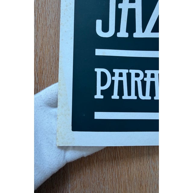 Vintage concert poster for the Rio Americano Jazz Ensemble, performed at Paradiso in Amsterdam. Paradiso is one of the...