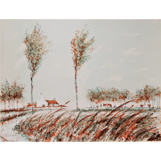 Aimé Daniel Steinlen, Landscape, Circa 1970 For Sale In San Francisco - Image 6 of 6