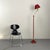 Red Floor Lamp with Metal Shade, Italy, 1950s, in Good conditions. Designed 1950 to 1959 European Plug (up to 250V).The...