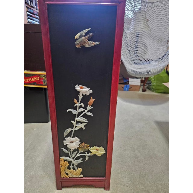 Chinese Chinese Chest Decorated With Carved Jade For Sale - Image 3 of 6