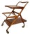 Wooden Service Trolley by Ico Parisi, 1950s For Sale