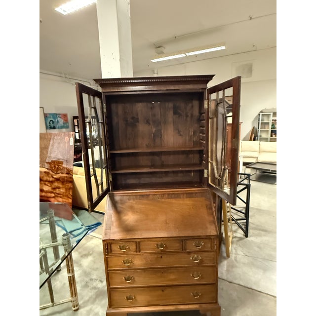 Vintage English Style Secretary For Sale - Image 4 of 12