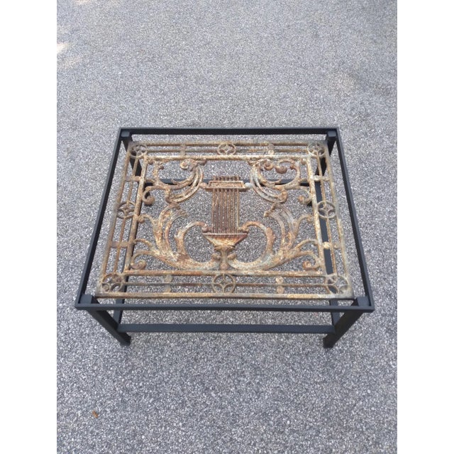 We acquired a matched group of these very nice architectural iron artifacts with really good patina, and are building them...