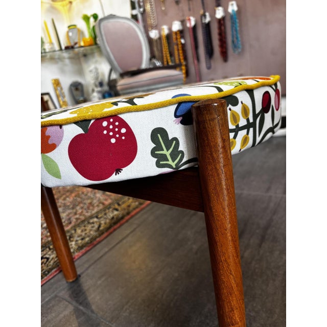 Mid-Century Modern Mid-Century Danish Ottoman by Hugo Frandsen, 1960s For Sale - Image 3 of 8