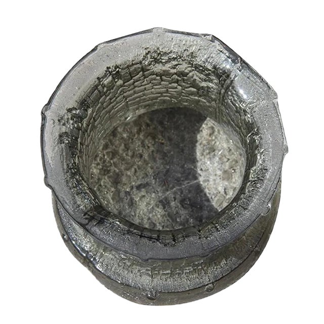 Brutalist Grey Glass Vase by Timo Sarpaneva, 1960s For Sale