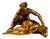Bronze Faun with Female Nude from Franz Bergmann, 1920s For Sale