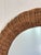 Round Wicker and Bamboo Mirror, 1970s For Sale - Image 4 of 6