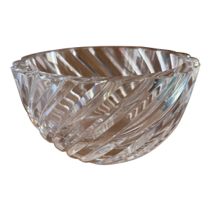 Orrefors Vintage Crystal Bowl, "Svaneholm" Pattern