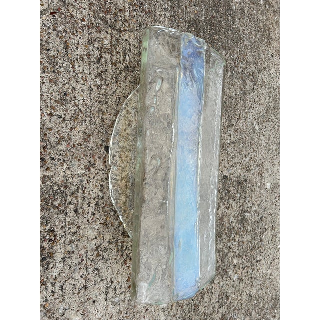 Pair of 1970s Murano Glass Sconces by Carlo Nason for Mazzega For Sale In Houston - Image 6 of 11