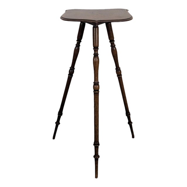Pedestal Table with Coat of Arms For Sale