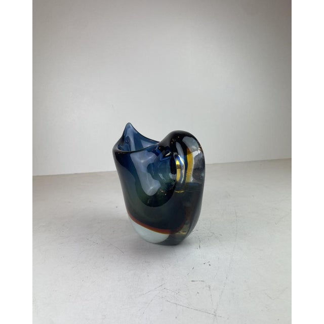 Sommerso Murano Glass Vase by Flavio Poli for Seguso Vetri D'arte, Italy, 1960s For Sale - Image 13 of 16