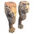 19th Century Greco-Roman Terracotta Lion Paw Pedestals, Set of 2 For Sale - Image 9 of 9