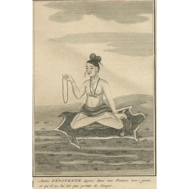 Early 18th Century Indian Brahmin Penitents and Pilgrim, 1734, Paper For Sale - Image 5 of 10