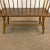Burnt Umber 1970s Vintage Arts & Crafts Windsor Spindle Back Pine Bench. For Sale - Image 8 of 12