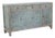 Vintage Chinese Painted Pine Cabinet For Sale
