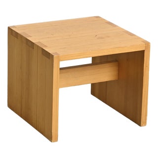 Pine Side Table, Les Arcs, France, 1970 For Sale