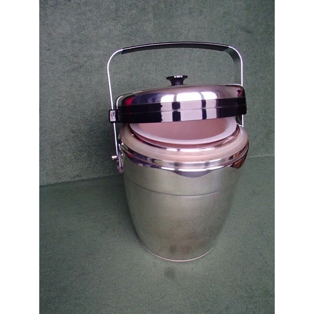 Art Deco SIlver-Plated Ice Bucket with Insert from Erhard, 1940s For Sale - Image 12 of 12