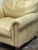 Animal Skin Benchmade Tipped Ivory Leather Arm Chair For Sale - Image 7 of 12