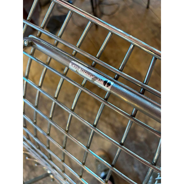 Metal Wire Chairs by Harry Bertoia for Knoll Int., 1970s, Set of 4 For Sale - Image 7 of 9