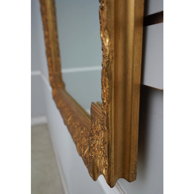 Carvers' Guild Carvers Guild Large Gold Frame French Style Mirror For Sale - Image 4 of 12