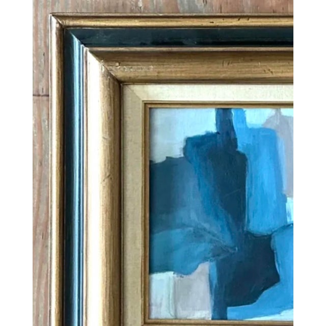 Vintage Original Abstract Oil on Canvas For Sale - Image 12 of 12