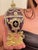 2020s Pierre Lorren Handmade Faberge Egg Style Trinket Fabergé Egg Style Austrian Crystal Diamond Pure Gold Deco Hand Painted 5 Star Egg & Handmade Bracelet For Sale - Image 5 of 11