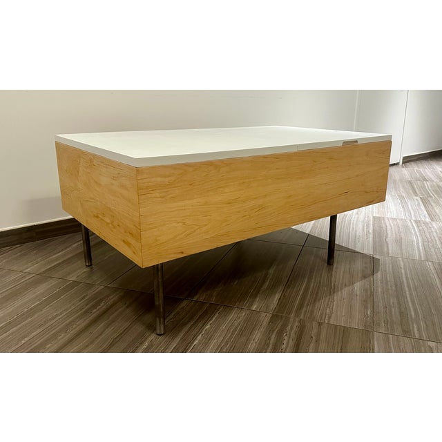 Herman Miller 1950s George Nelson for Herman Miller Birch Storage Coffee Table Mid Century Modern For Sale - Image 4 of 10