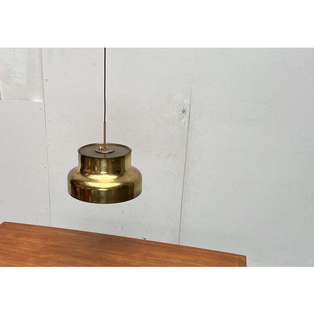 Mid-Century Modern Brass Bumling Pendant Lamp by Anders Pehrson for Ateljé Lyktan, 1960s For Sale - Image 9 of 18