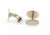 This is a handsome authentic pair of cufflinks by Georg Jensen, it is crafted from solid sterling silver in a fine...