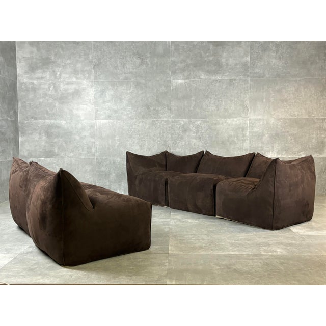 Le Bambole Modular Sofas by Mario Bellini for B&b Italia, 1970s, Set of 5, in Restored conditions. Designed 1970 to 1979...