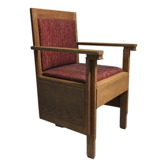 Dutch Modernist 3 Legged Lounge Chair, 1930s For Sale