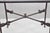 Pottery Barn Late 20th Century Industrial Modern Giacometti Style Wrought Iron Side Table by Pottery Barn For Sale - Image 4 of 17