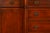 Baker Furniture Style Federal Carved Mahogany Breakfront Bookcase Cabinet With Secretary Desk, Circa 1940s For Sale - Image 10 of 16