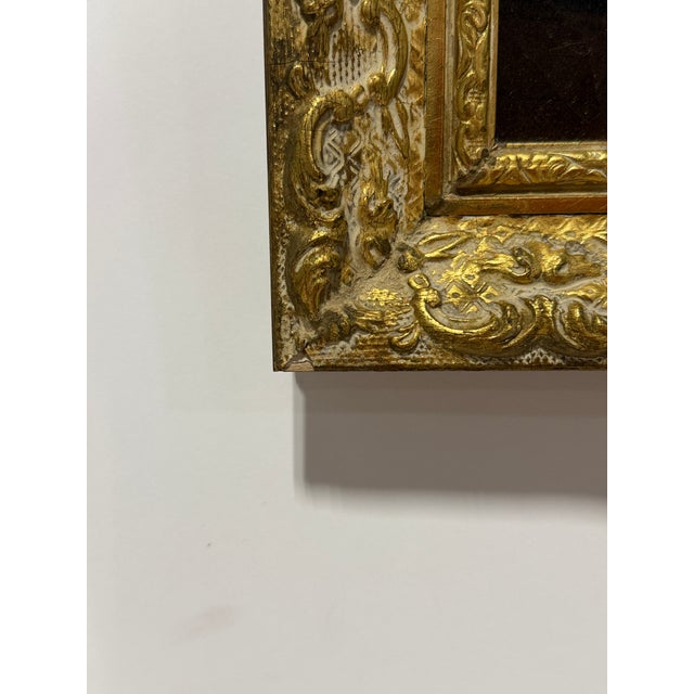 Traditional Continental School Interior Scene of a Sleeping Child and Watchful Dog, 19th C For Sale - Image 3 of 9