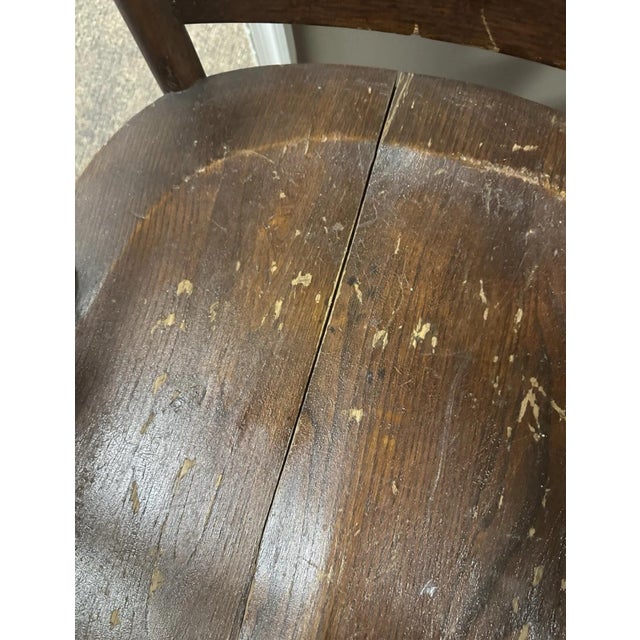 Antique Set 4 Heywood Brothers & Wakefield Company Dining Chairs For Sale - Image 10 of 11